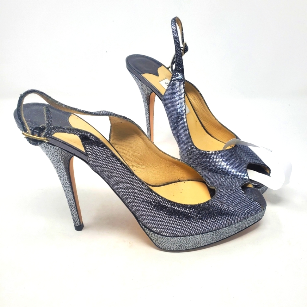 Jimmy Choo Pewter Pumps